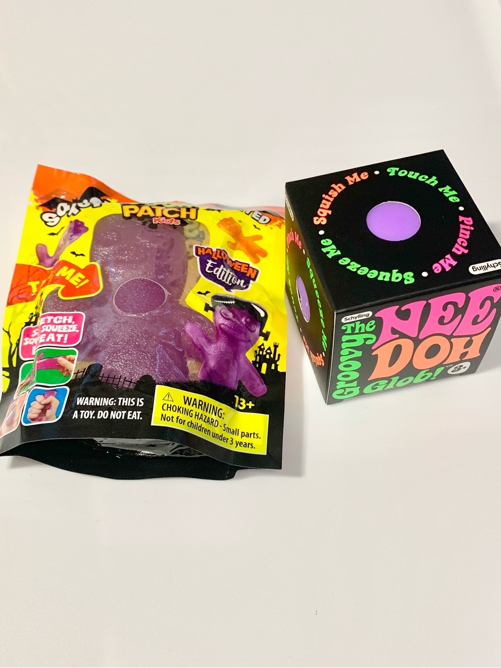 Sour Patch Kids Halloween Grape Scented & NEEDOH Groovy Glob Squishy Bundle NEW